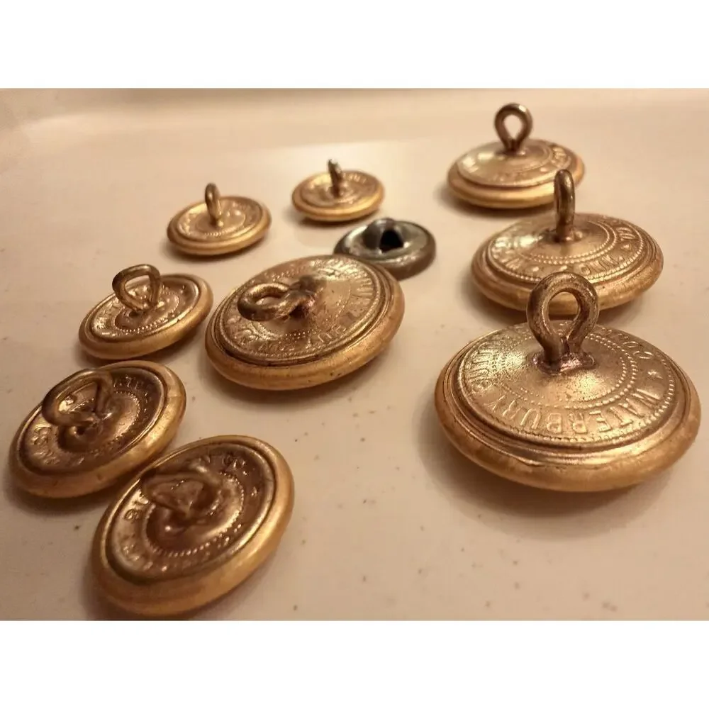 Lot Of Waterbury Button Co Conn E Pluribus Unum